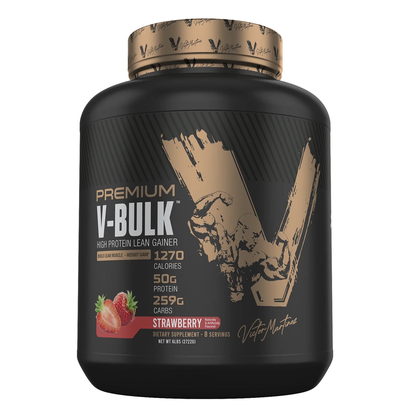 Victor Martinez V Bulk Strawberry - 6 Lb - (6/Case)