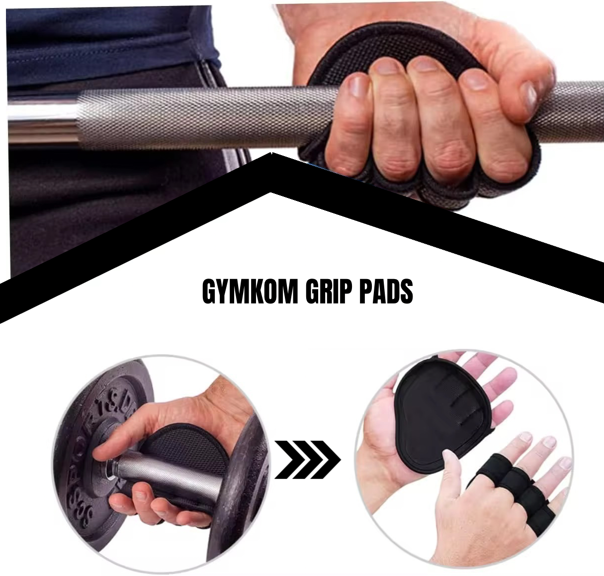 GYMKOM Grip Pads