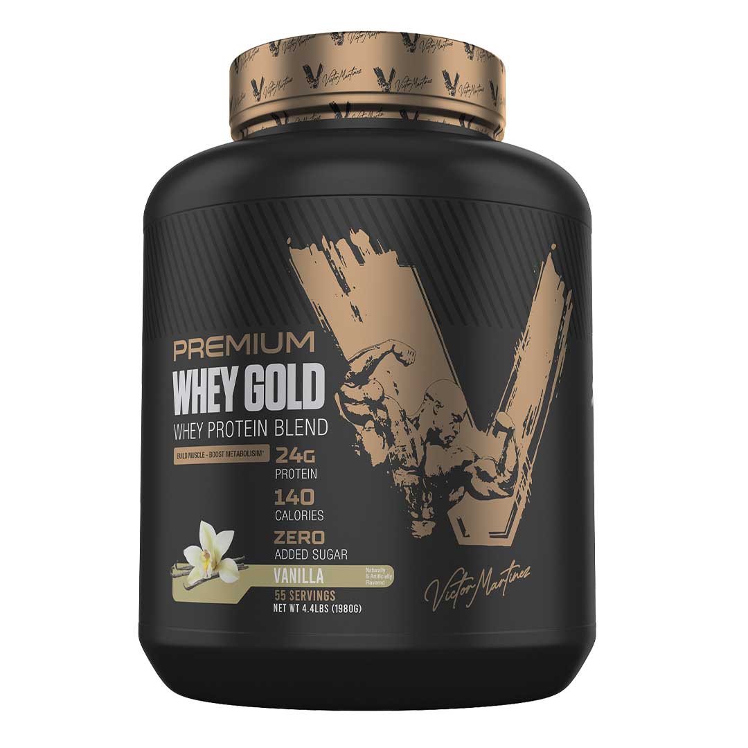 Victor Martinez Premium Whey Gold Vanilla - 4.4 Lb - (6/Case)