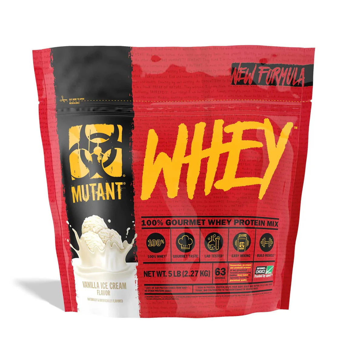 Mutant Whey Chocolate Fudge Brownie 2.27kg (5lbs) - (6/Case)