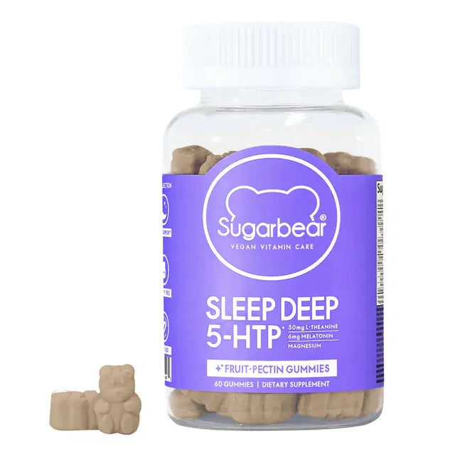 حلوى جيلاتينية من Sugar Bear Hair - Sleep Deep 5‑HTP