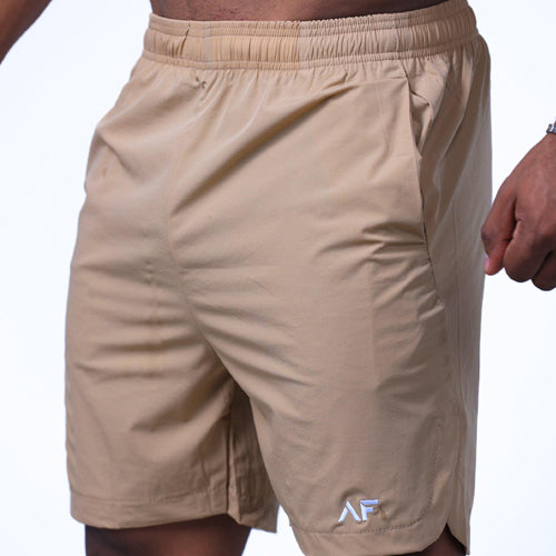 شورت أساسي - بني رمادي