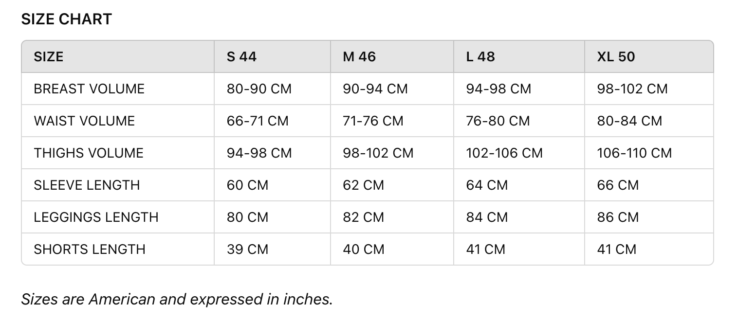 Size Guide